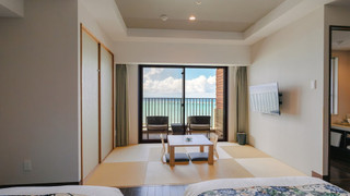 温泉露天風呂付/デラックス和洋室/オーシャンビュー