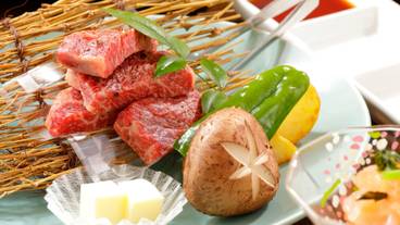 別注料理／あしたか牛の陶板焼き / 3