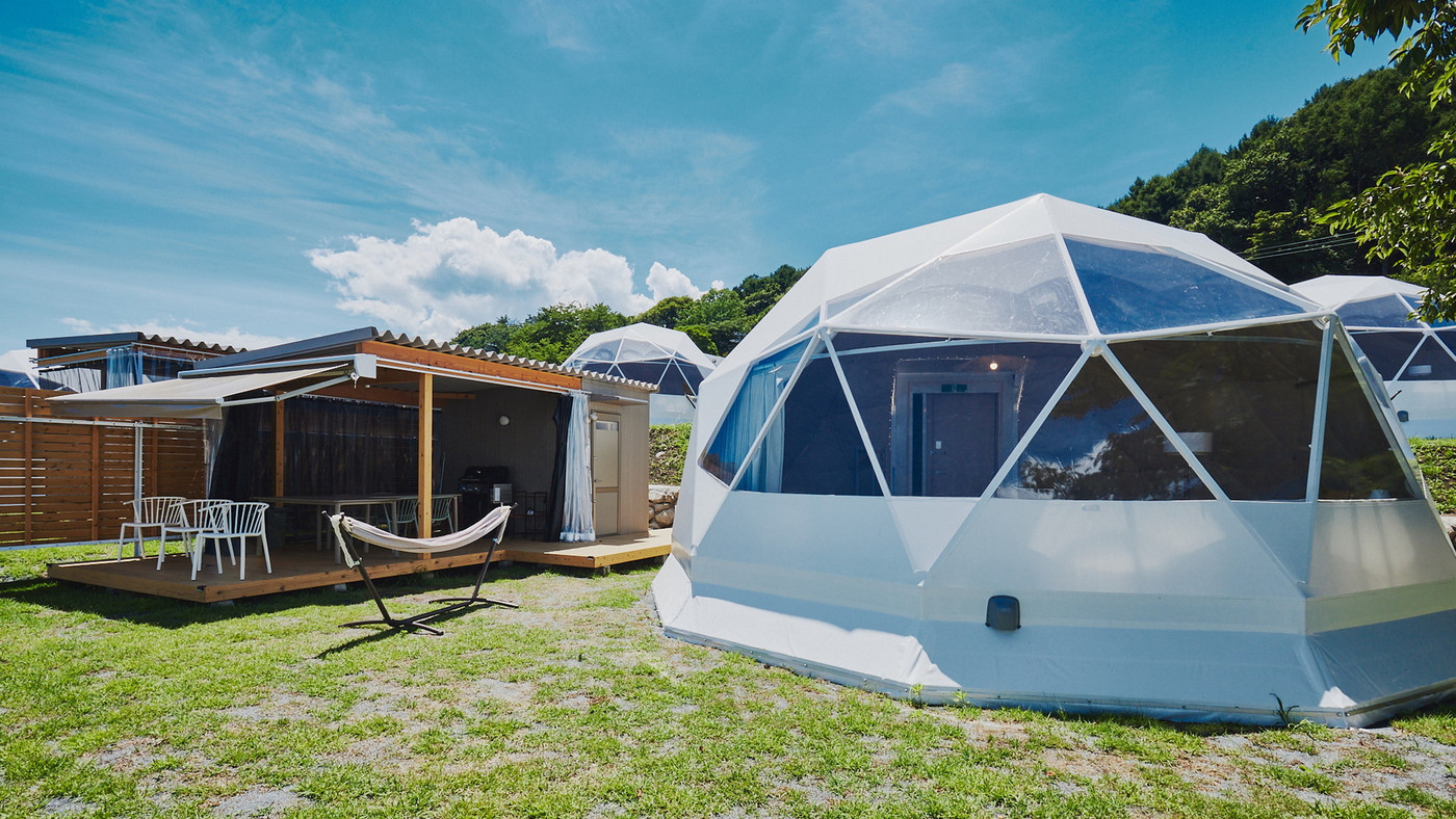 専用トイレにシャワー付き！広々テントで豪華なグランピング体験4231303