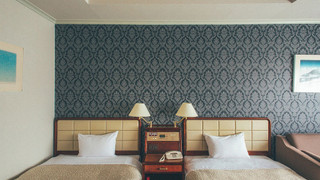 ツインルームダブルサイズベッド 2 台