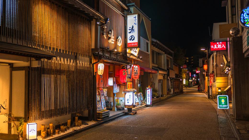 金沢の繁華街　夜 / 3