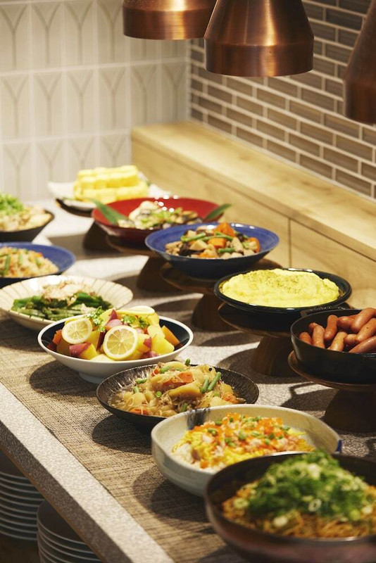 朝食ビュッフェ