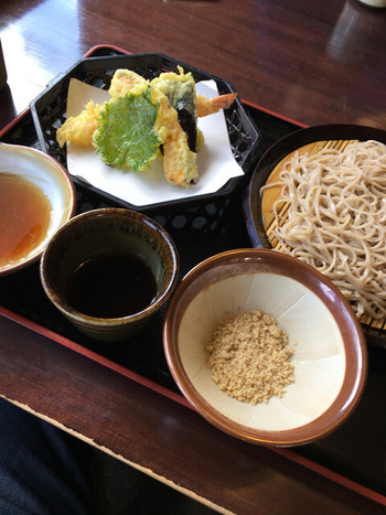 「武田そば 風林茶家」料理 1204640 クルミ天セイロ