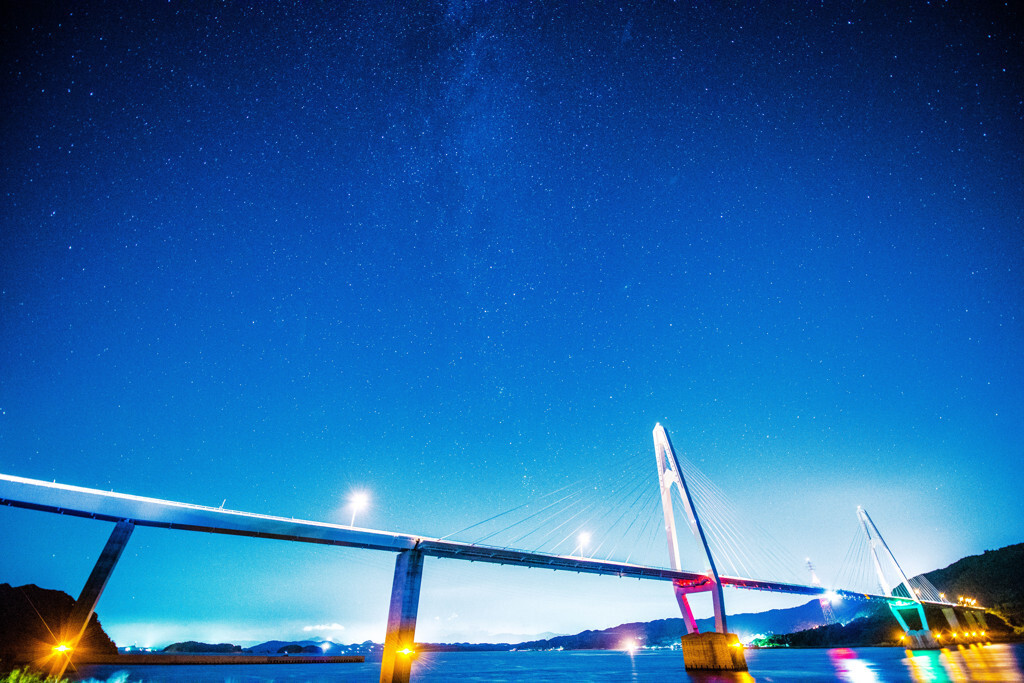 こちらで観光♪白亜の橋は絶好の撮影スポット「大島大橋」4090920