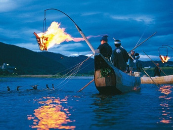 お宿に居ながら鵜飼を楽しめる！話題のお宿3385828