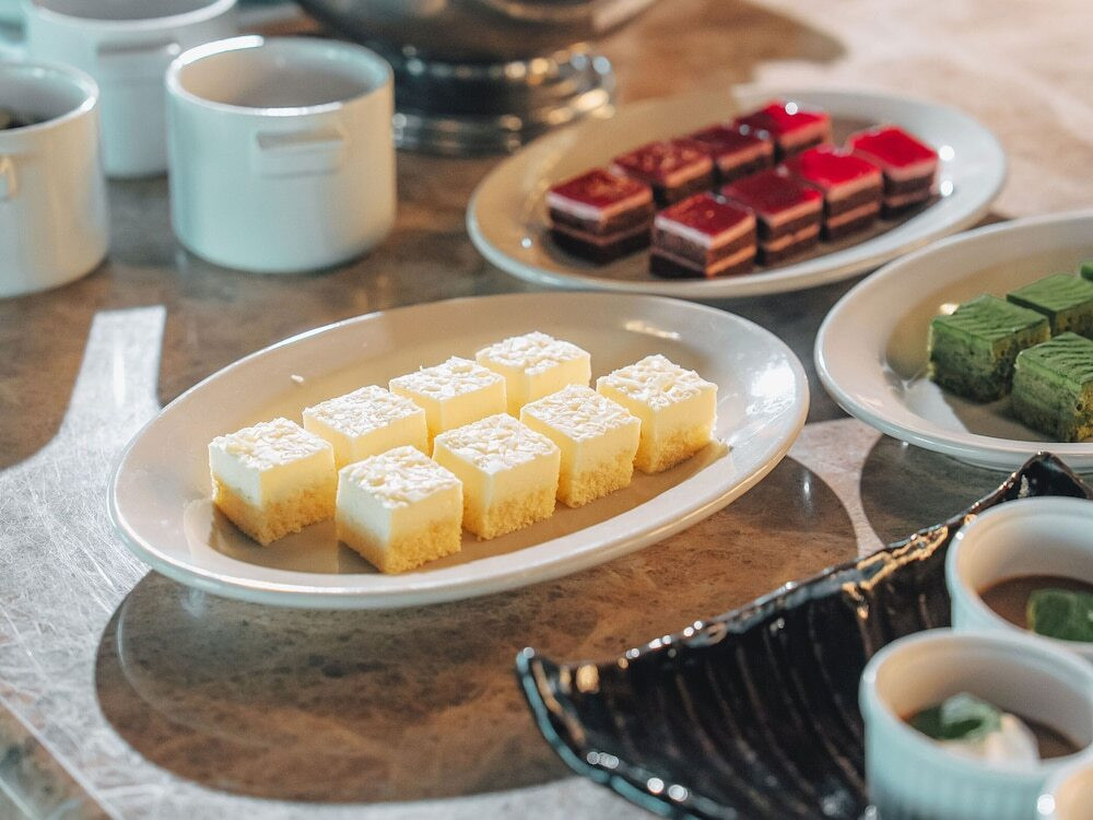 朝食ビュッフェ