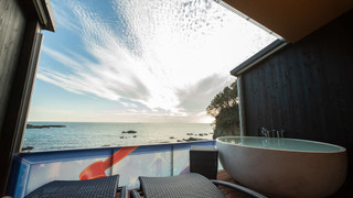 ダブルルーム　露天風呂付　シービュー　1階