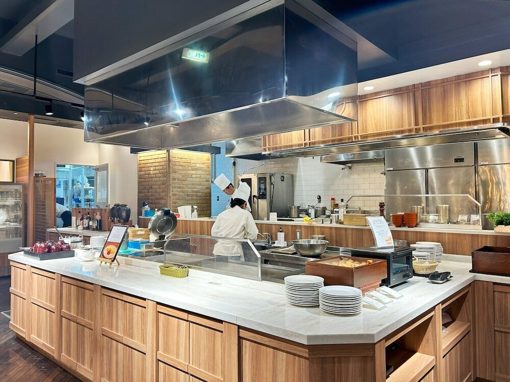 朝食ビュッフェ