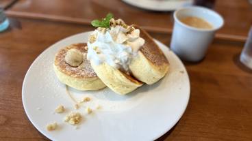 富士山パンケーキ 料理一例② / 5