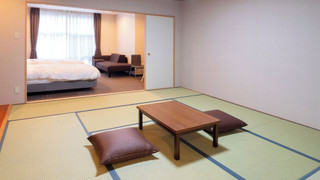 [禁煙] スタンダード和洋室ツイン2間 内風呂なし(眺望なし)