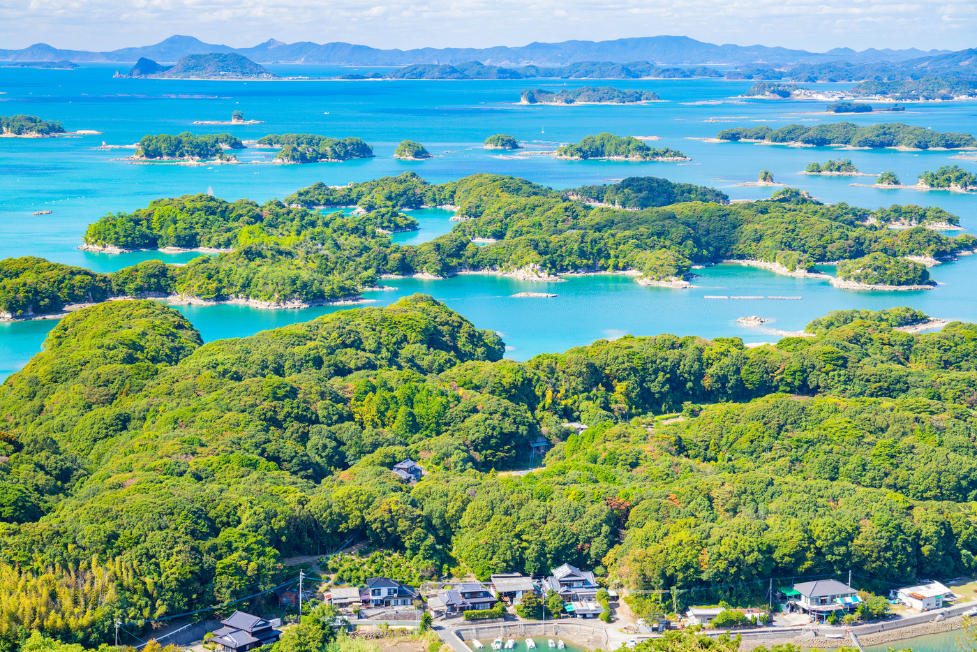 長崎の美しい九十九島（展海峰）