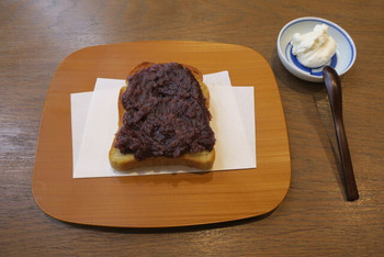 「カイカドウ カフェ」 料理 94716272 Bセット：あんバタ＋水出し茶（干菓子付き）トッピングホイップ3