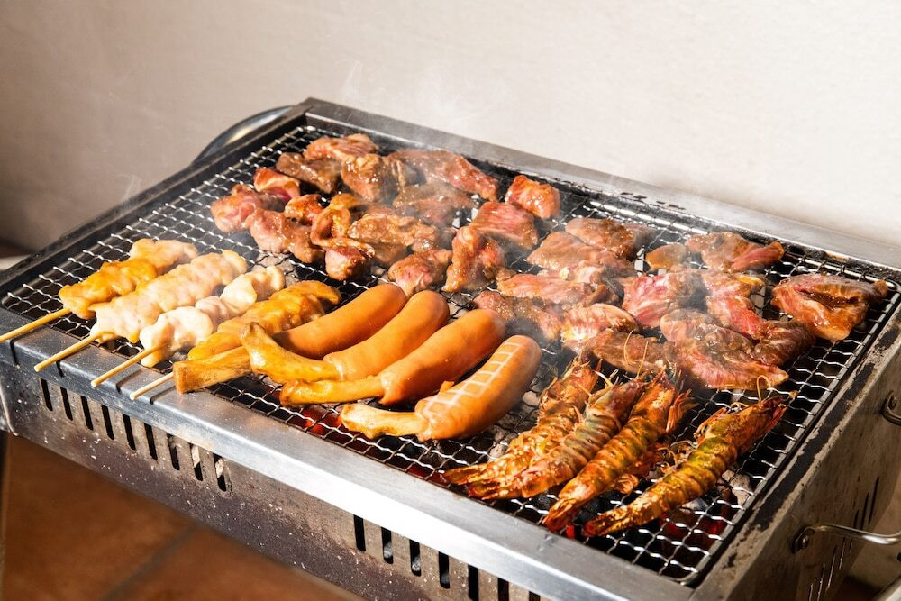 広い客室に子どもがはしゃぐ♪屋外でBBQを楽しんで3951336