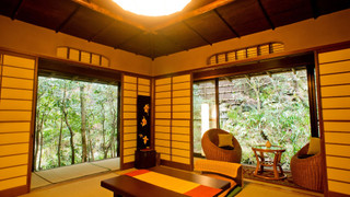 丁子 和室 半露天温泉風呂付