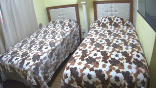 ツインルーム　バスルーム共有