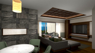 プールスイート [スイート] [スイートルーム] [フォースルーム] [禁煙] [海が見える]