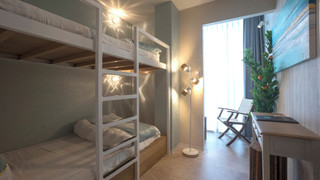 スーペリア ツインルーム 共用バスルーム