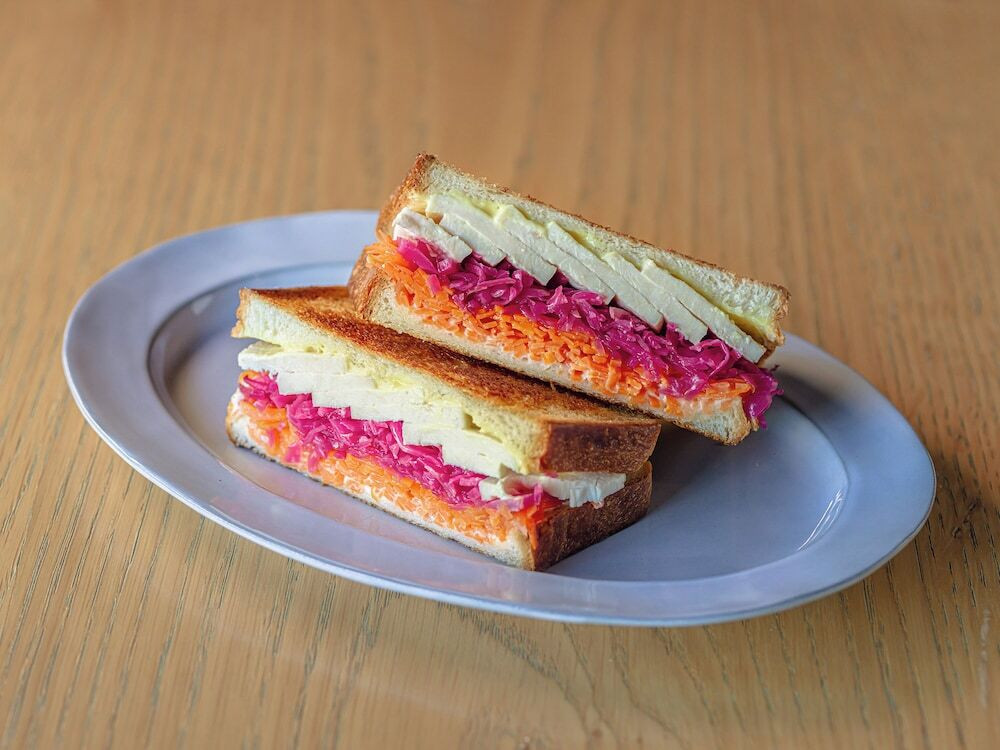 朝食 ベジタブルサンド