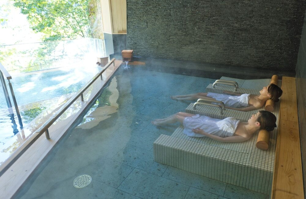 展望露天風呂 棚湯 寝湯