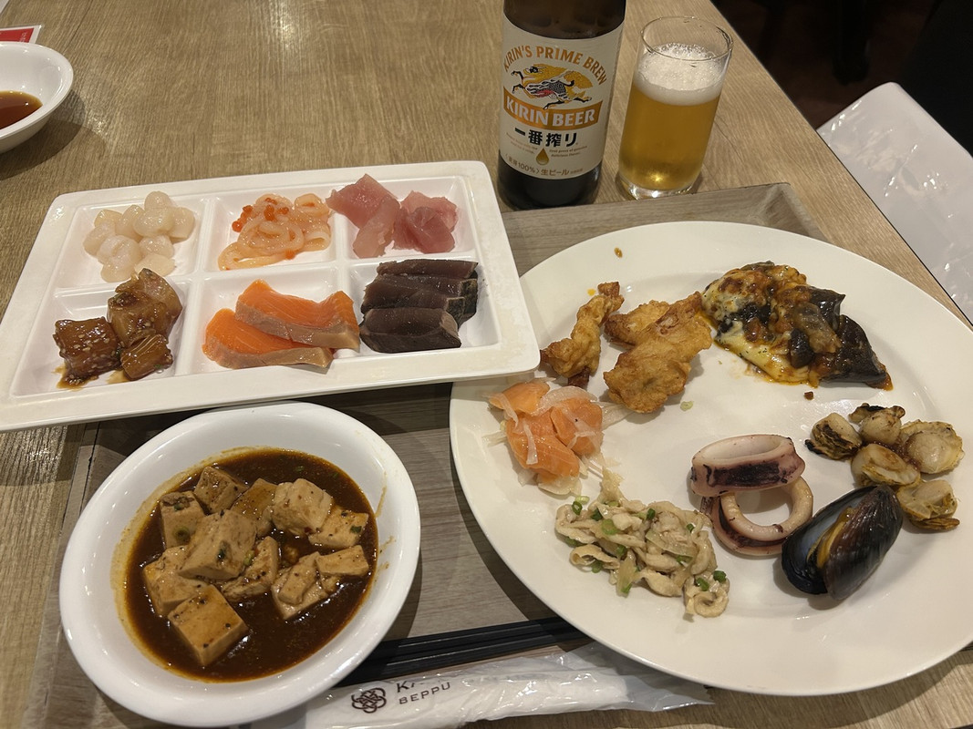 夕食バイキング