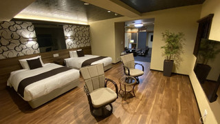 [和モダンスイート和洋室]64平米＋専用テラス5平米 檜露天風呂　禁煙