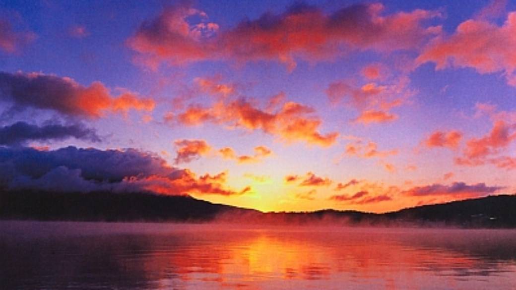 夕焼けの阿寒湖② / 2