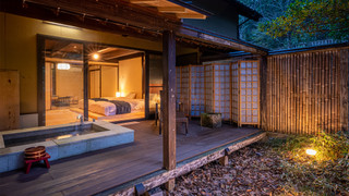 【露天風呂付客室】古民家移築の離れ客室「もみじ」 [スタンダード] [和室] [禁煙] [マウンテンビュー]