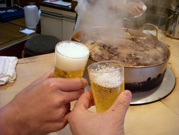 「大坂屋」料理 885523 乾杯～♪