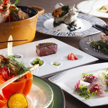 志摩の海の幸と野菜を使った創作料理。満天の星空に出会える宿3916334