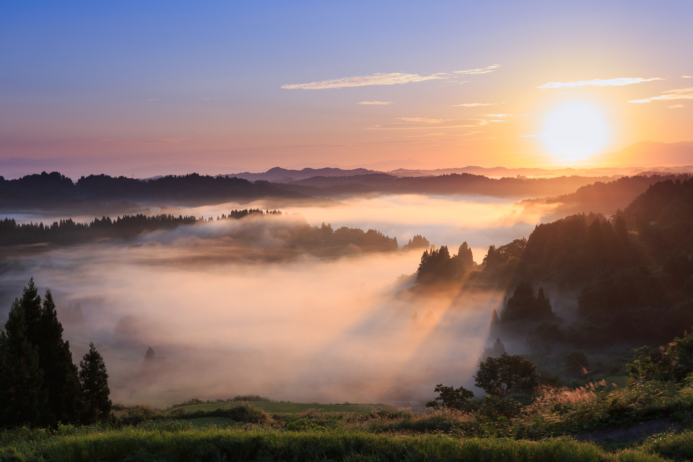 新潟_十日町星峠夜明け
