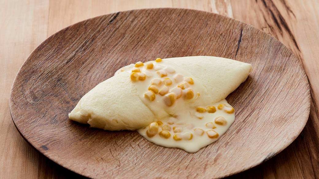 「米艶」の卵を使った白オムレツ / 3