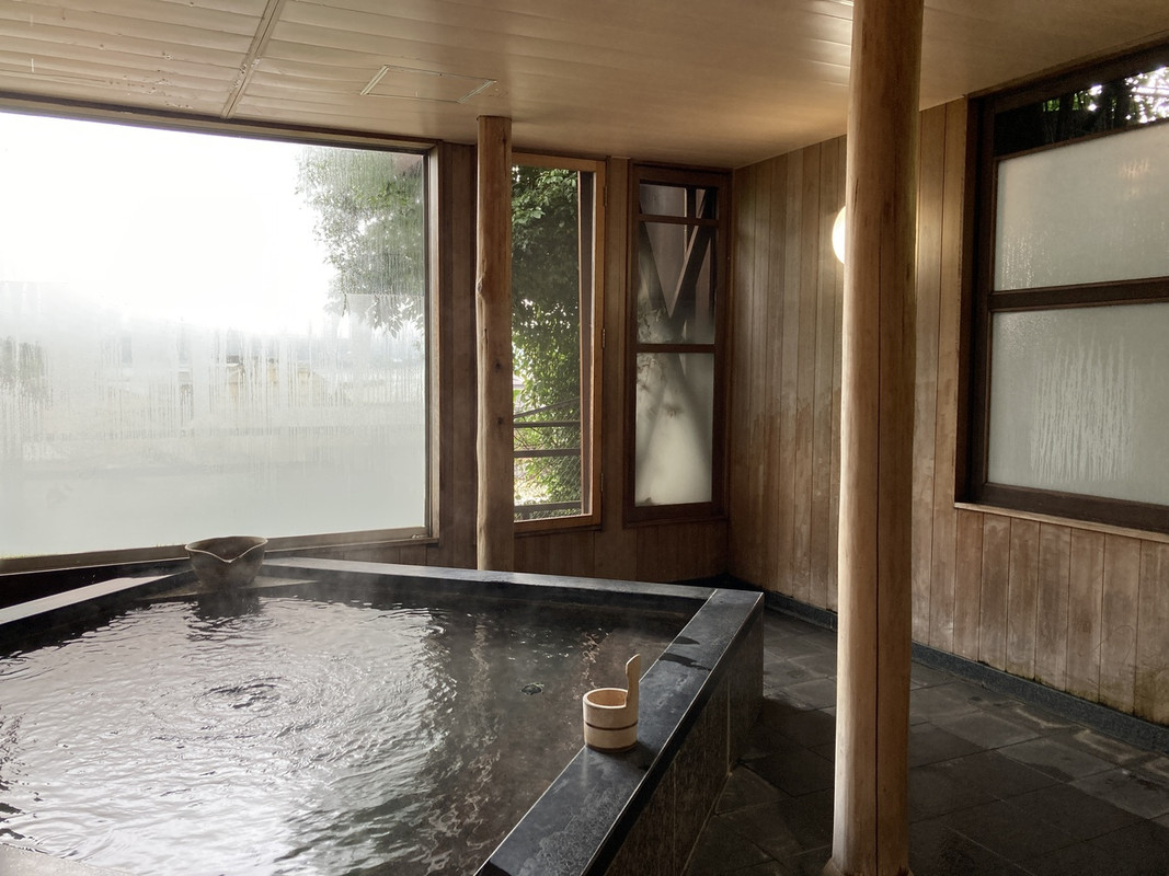 外風呂があります