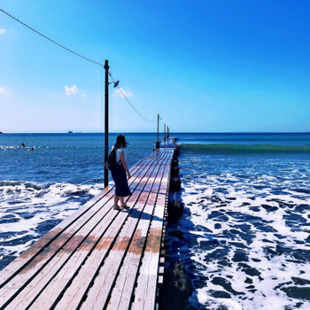 夏の終わりの旅はやっぱり海でした。