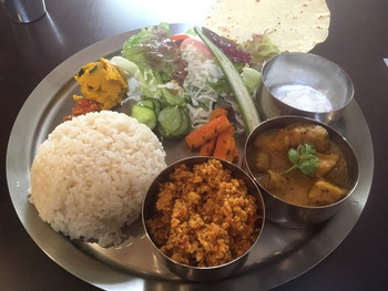 「日毎」 料理 91467369 ランチセット（カレー）
