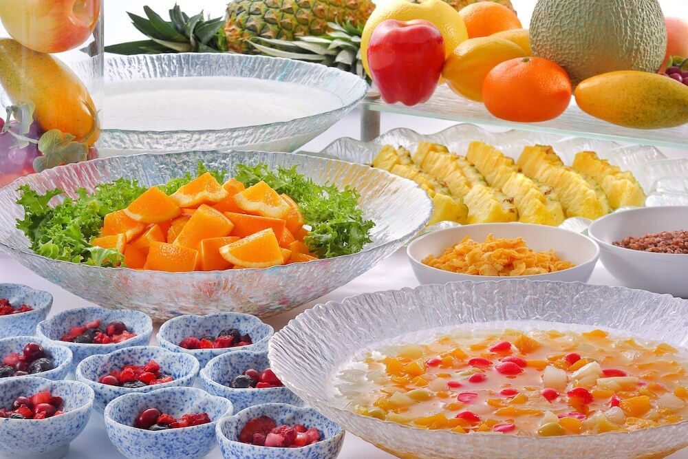 朝食 和洋バイキング フルーツ