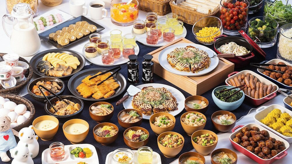 朝食ビュッフェ