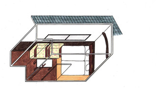 クラブ ツインルーム 共用バスルーム