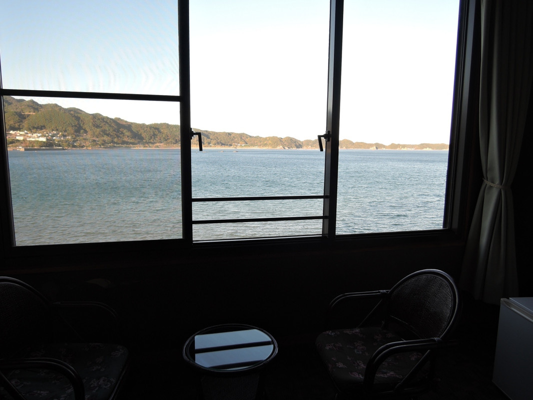 部屋からの眺め　海がきれい