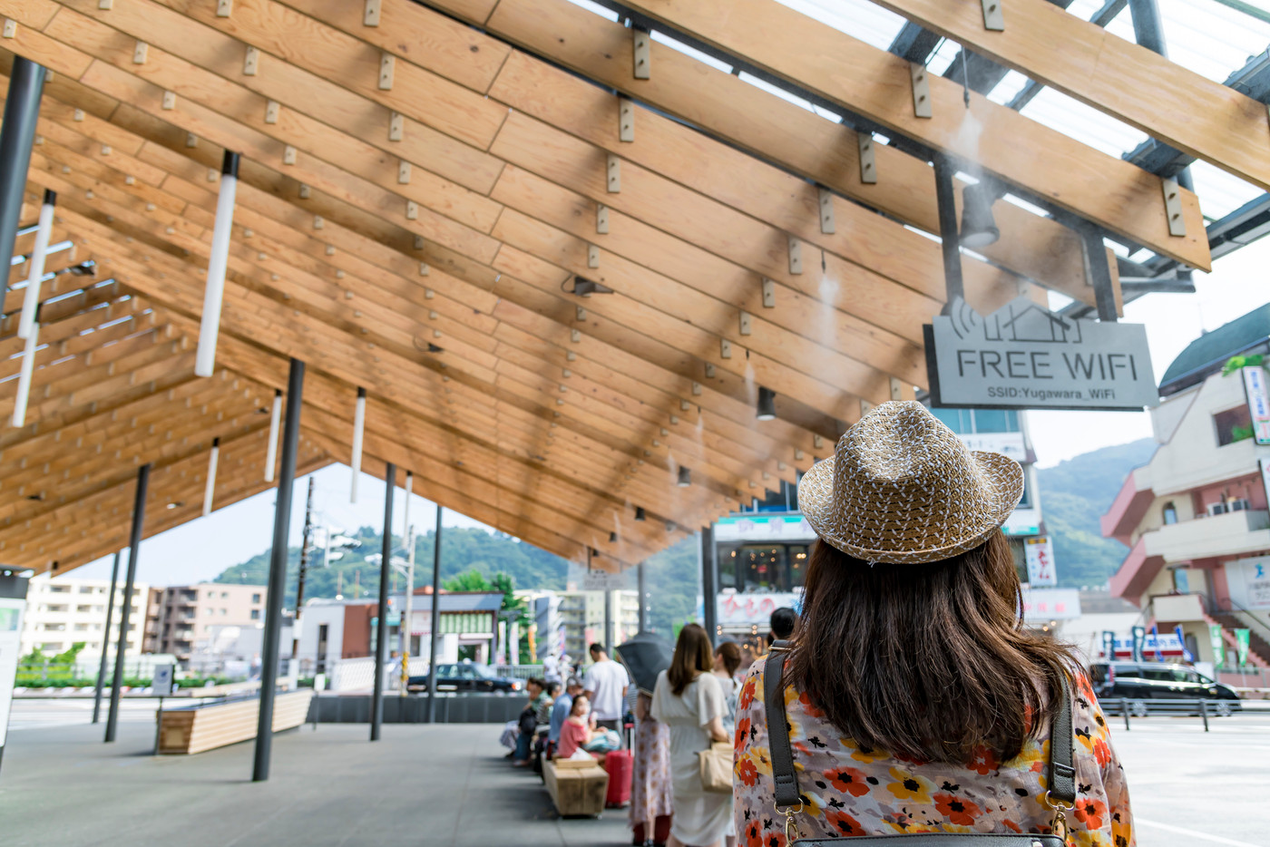 【湯河原駅前】