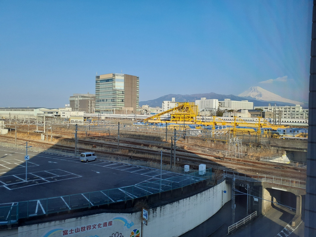 富士山が見えます