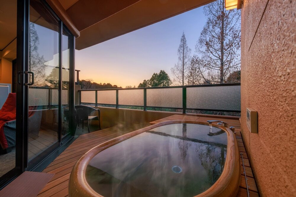 客室露天風呂の例(2)