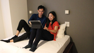 スタンダード ダブルルーム ダブルベッド 1 台 共用バスルーム