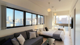 デラックス コンドミニアム 1 ベッドルーム 禁煙 シティビュー (bHotel Nekoyard 602)