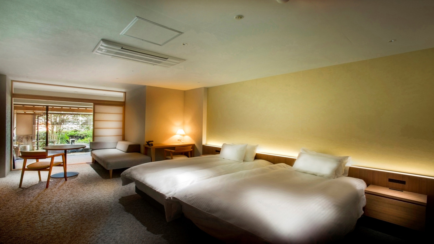 おしゃれなブックカフェや露天風呂付き客室が魅力♪3925576