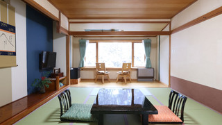 和室ツインルーム 松川渓谷ビュー