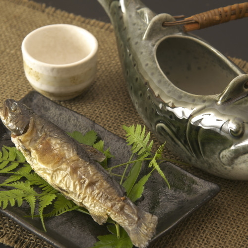 別注料理 岩魚骨酒