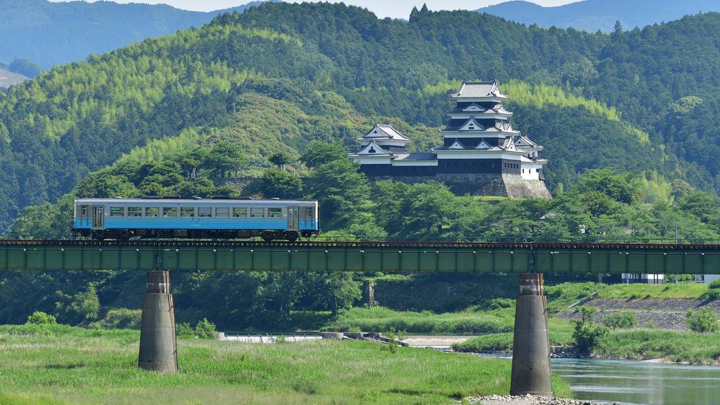 大洲城と鉄道 / 2