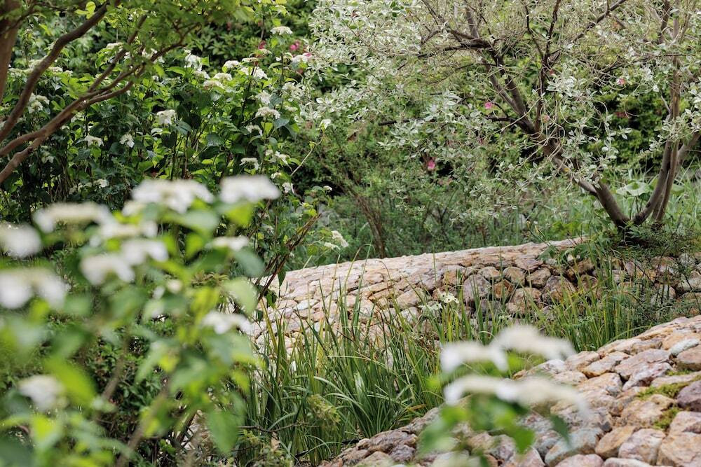 トサノユ 露天風呂から見える庭園