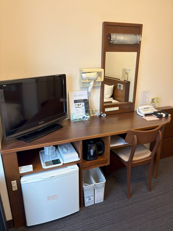 他のルートインと同様の室内