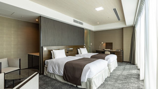 【禁煙】デラックスツイン/40㎡/120㎝幅ベッド×2台